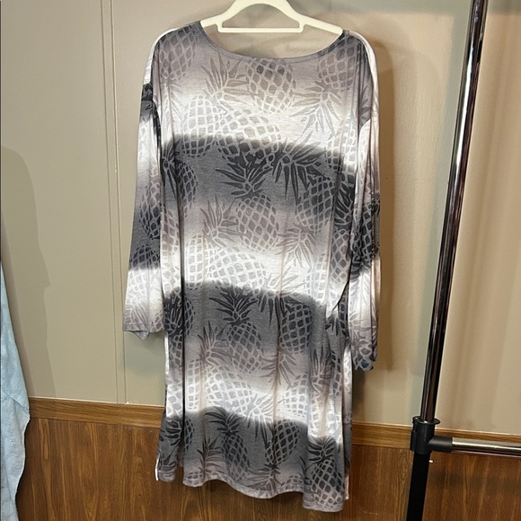 Portocruz Elegant Ombre Pineapple Tunic 3X EUC - Picture 6 of 6